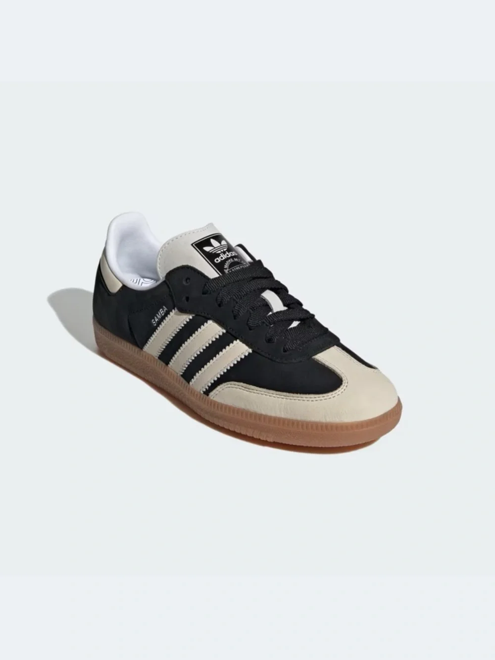 Adidas Sambas Black & Cream Gum Women’s Sneakers 7.5. New in box - Picture 2 of 4